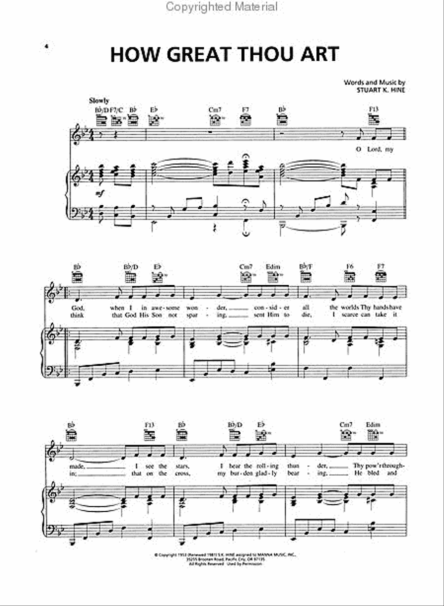 Elvis – Ultimate Gospel Piano, Vocal, Guitar scores gallery preview page 2