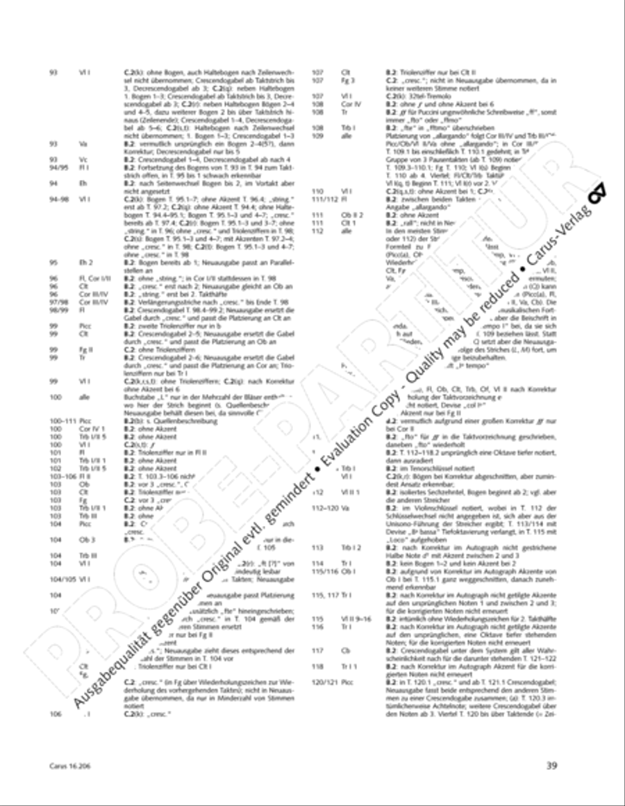 Preludio sinfonico Orchestra scores gallery preview page 40