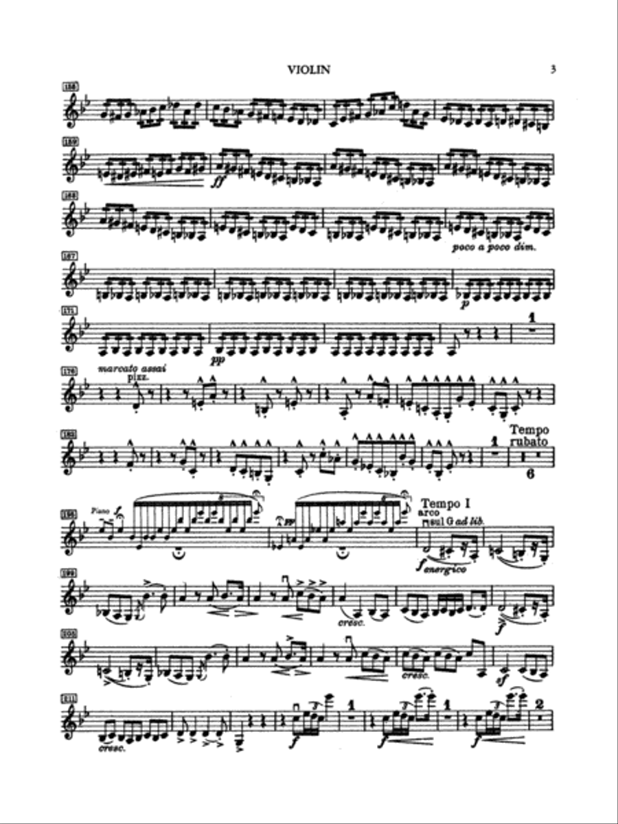 Smetana: Trio in G Minor, Op. 15 Violin scores gallery preview page 5