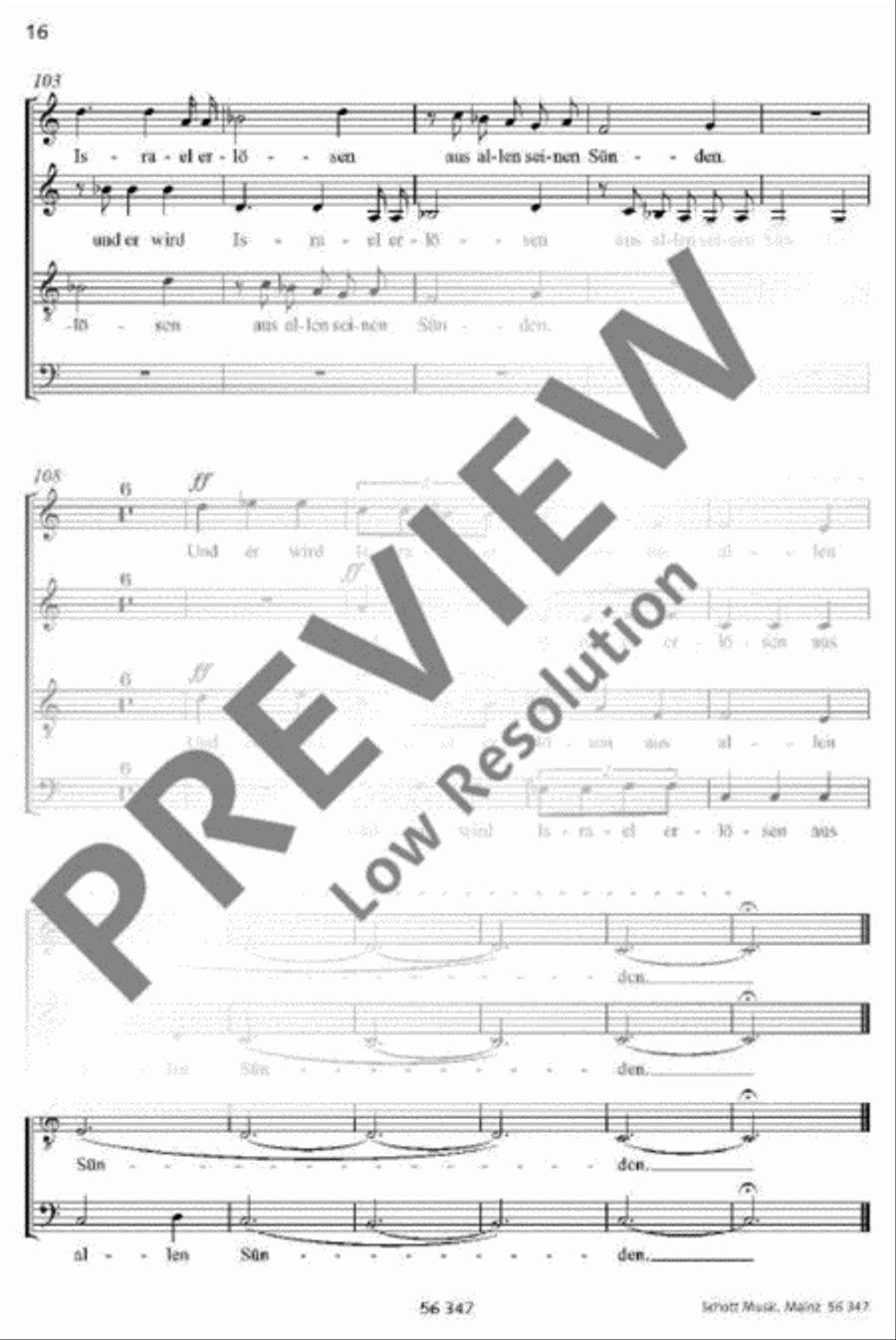 Aus der Tiefe Aus der Tiefe 4-Part scores gallery preview page 16