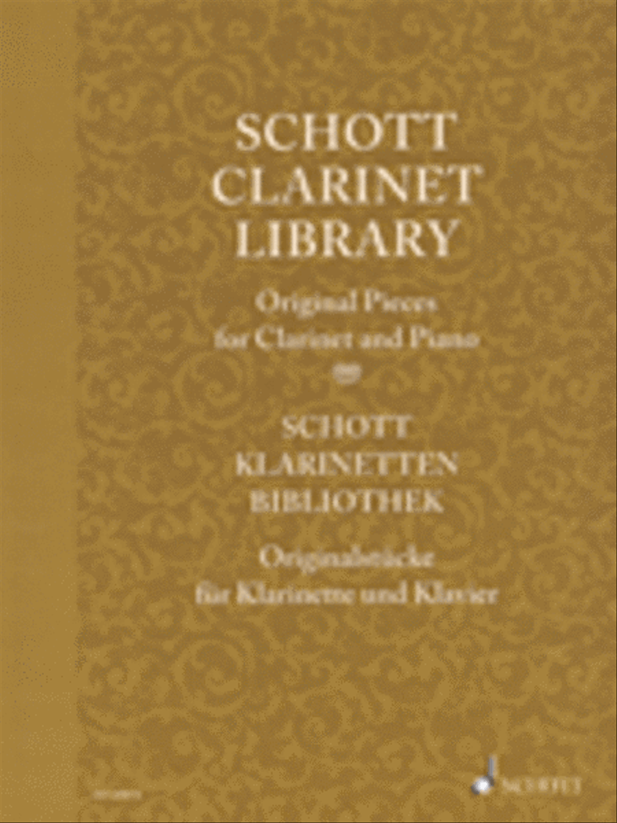 Schott Clarinet Library Schott Clarinet Library Clarinet Solo scores gallery preview page 1