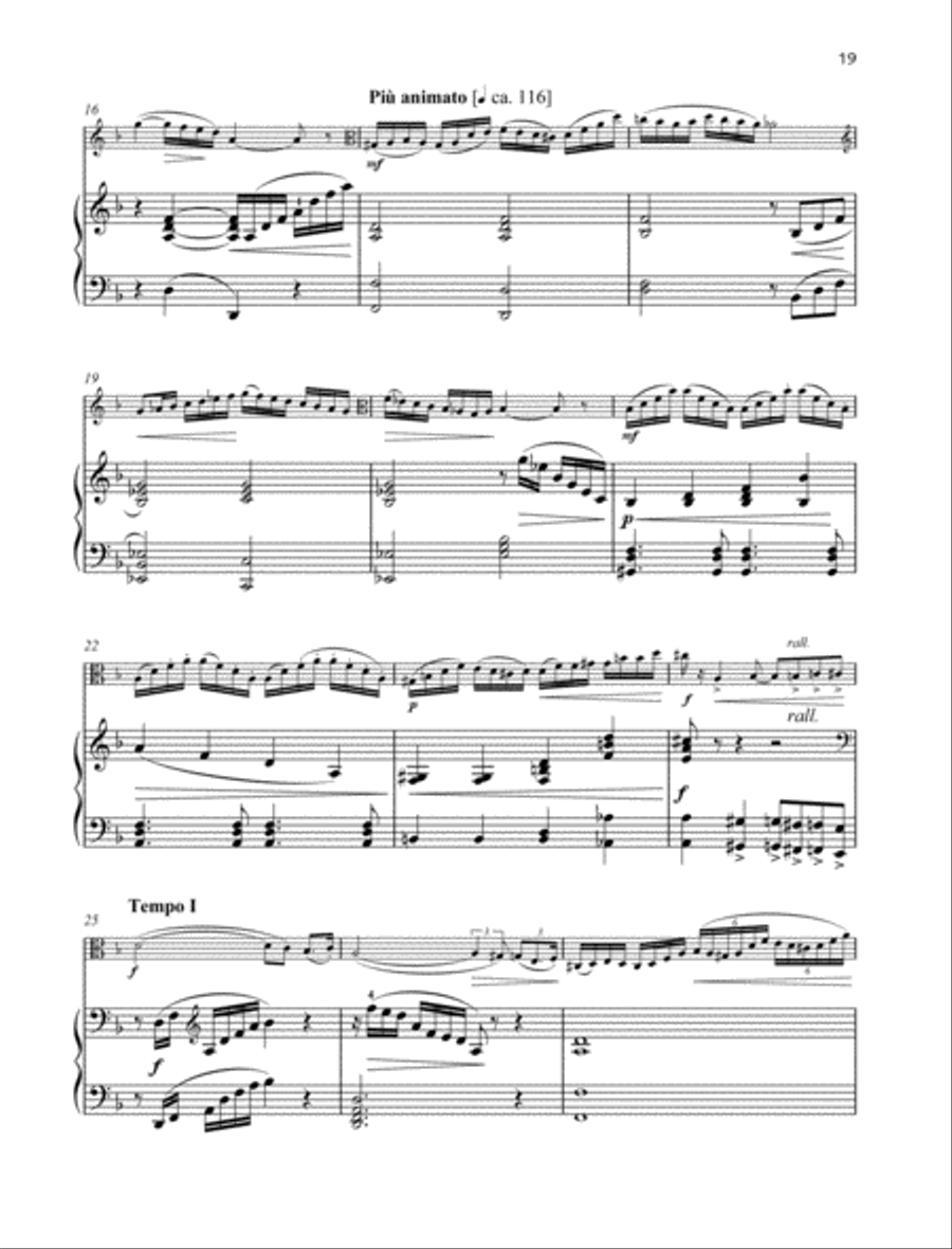 Concertino romantique Piano Accompaniment scores gallery preview page 2