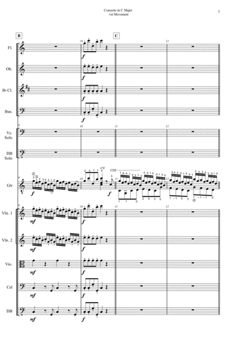 Vivaldi Concerto in C Major for Guitar image number null