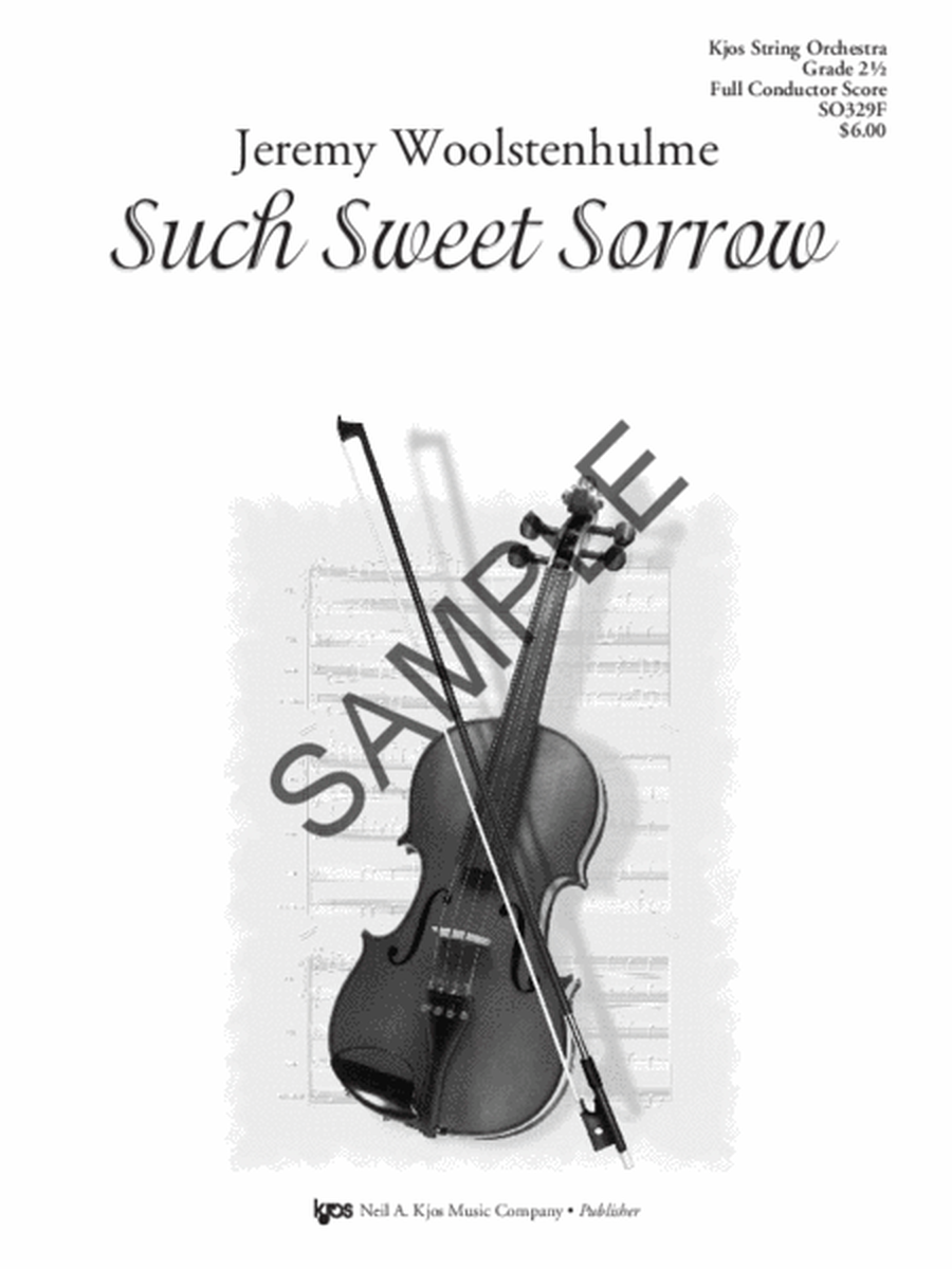 Such Sweet Sorrow - Score