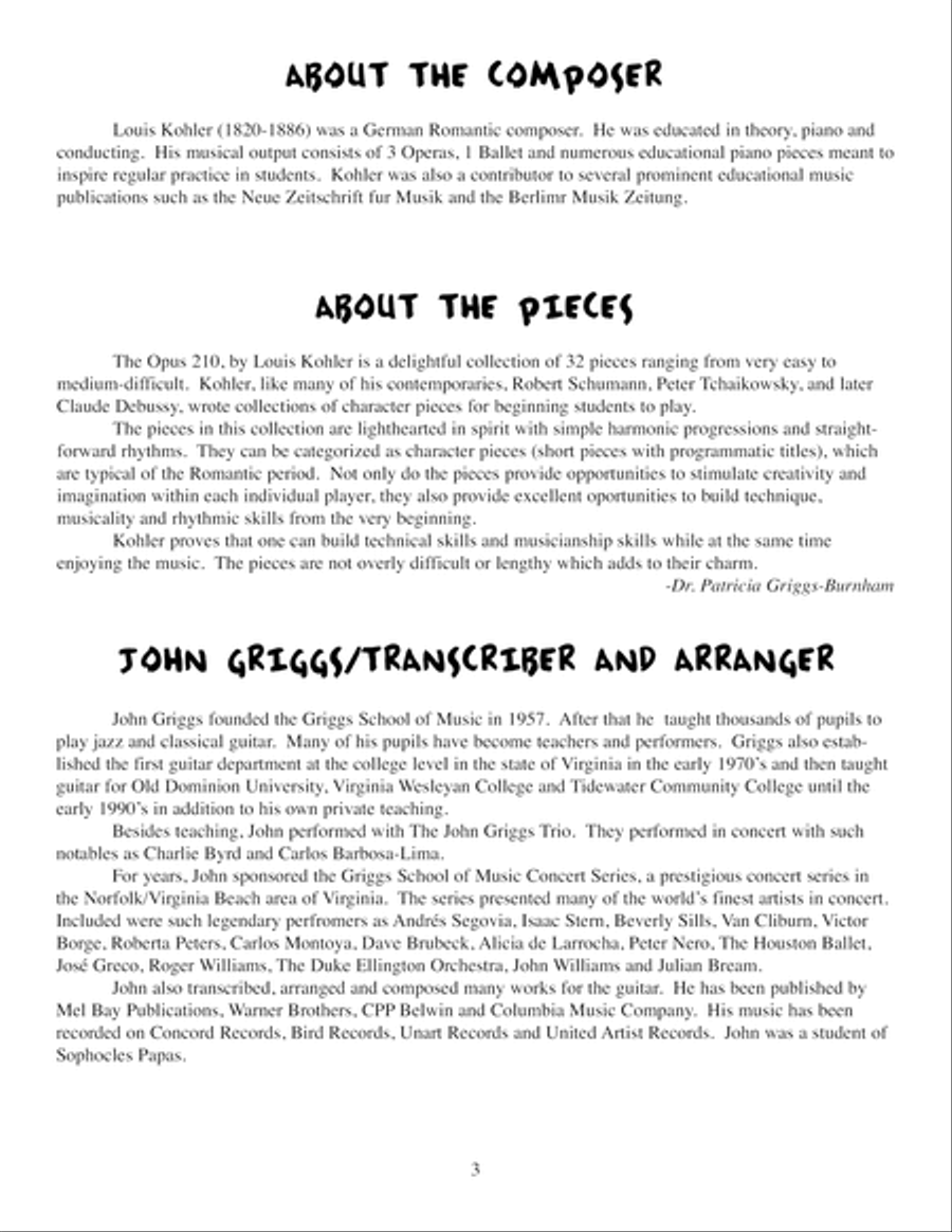 First Pieces for Classic Guitar Acoustic Guitar scores gallery preview page 4