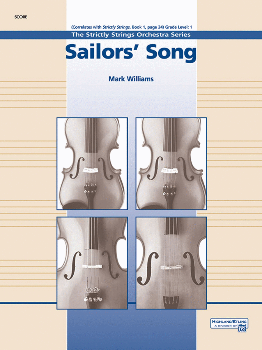 Sailor's Song Sailor's Song String Orchestra scores gallery preview page 1