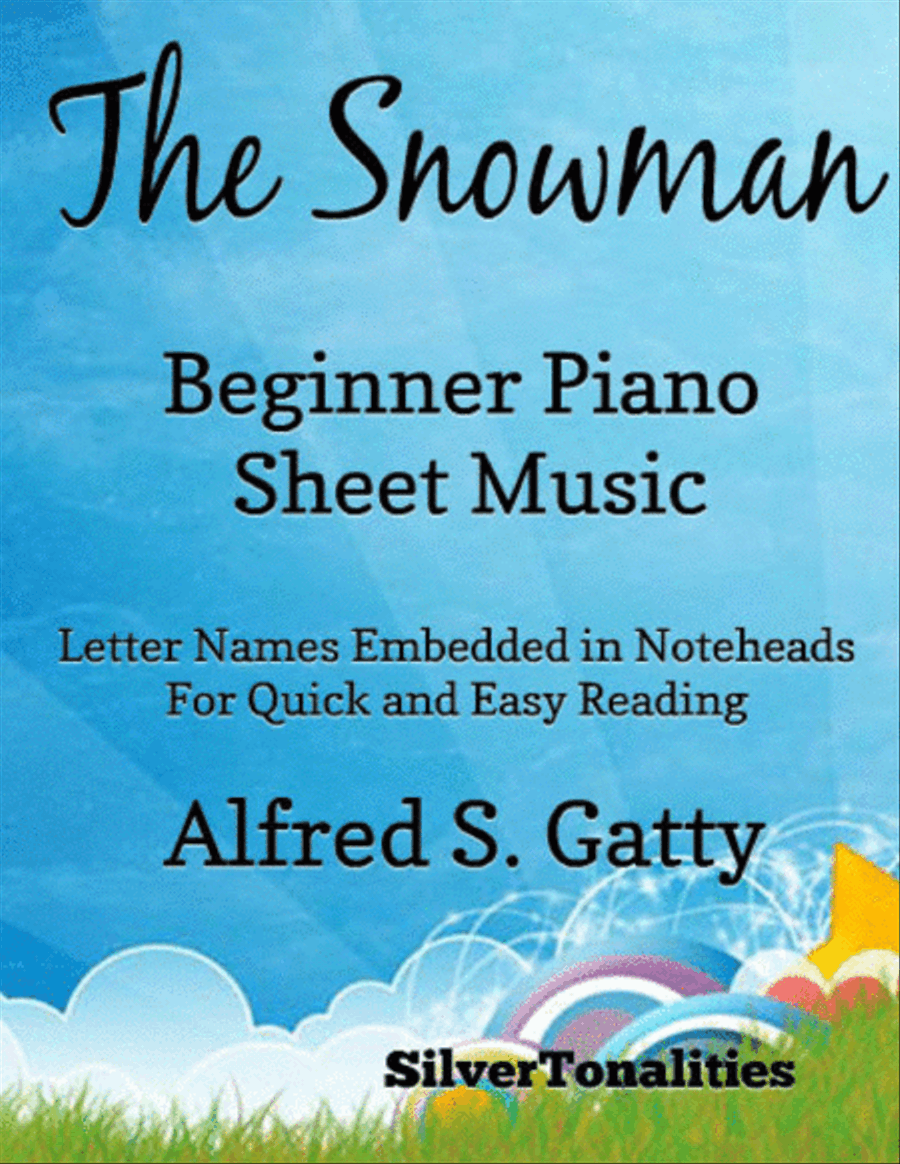 The Snowman Beginner Piano Sheet Music Easy Piano scores gallery preview page 1