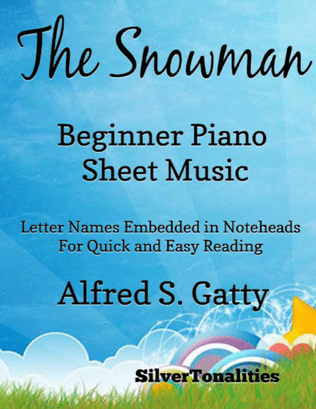 The Snowman Beginner Piano Sheet Music