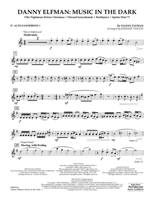 Danny Elfman: Music in the Dark - Eb Alto Saxophone 1