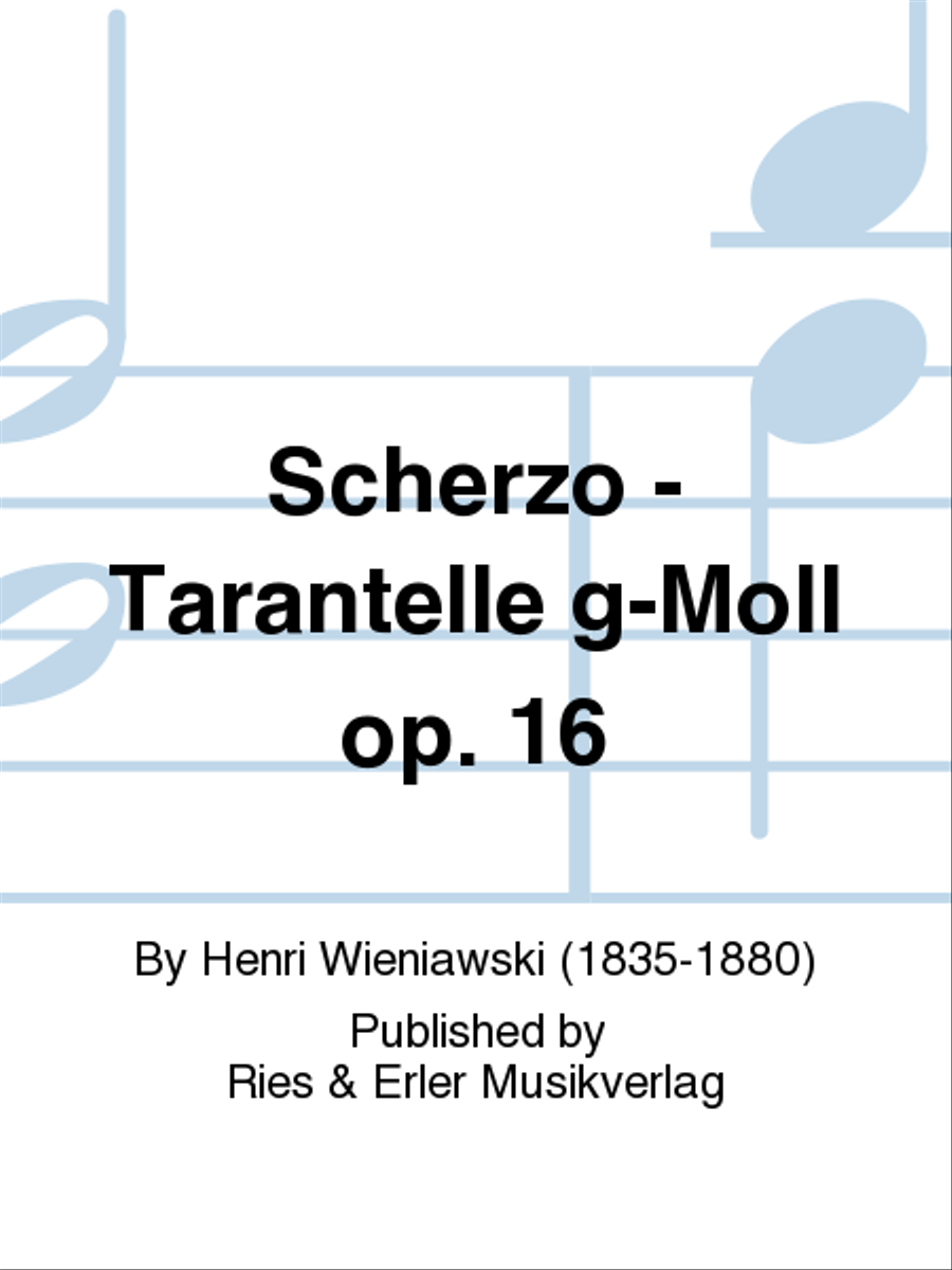 Scherzo - Tarantelle g-Moll Op. 16 School and Community scores gallery preview page 1
