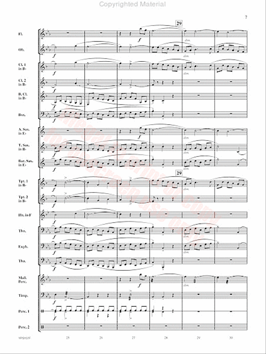 Fughetta Fughetta Concert Band scores gallery preview page 8