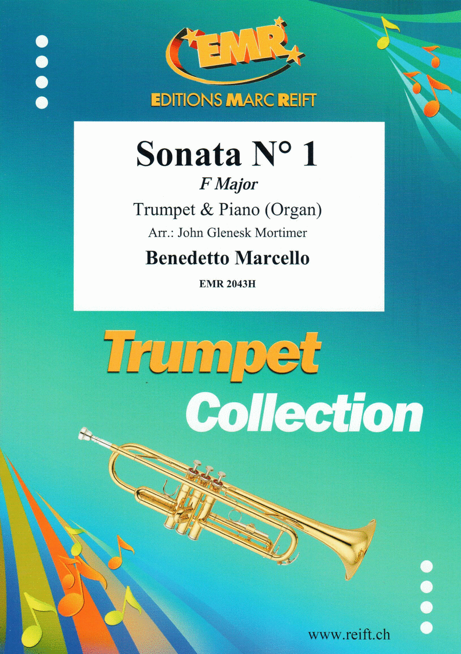 Sonata No. 1 in F Major Sonata No. 1 in F Major Trumpet Solo scores gallery preview page 1
