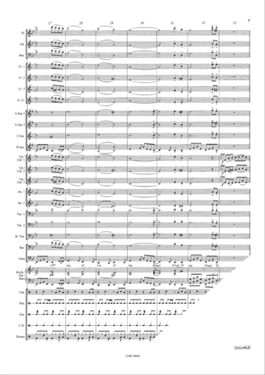 The Mambo Kings The Mambo Kings Concert Band scores gallery preview page 8