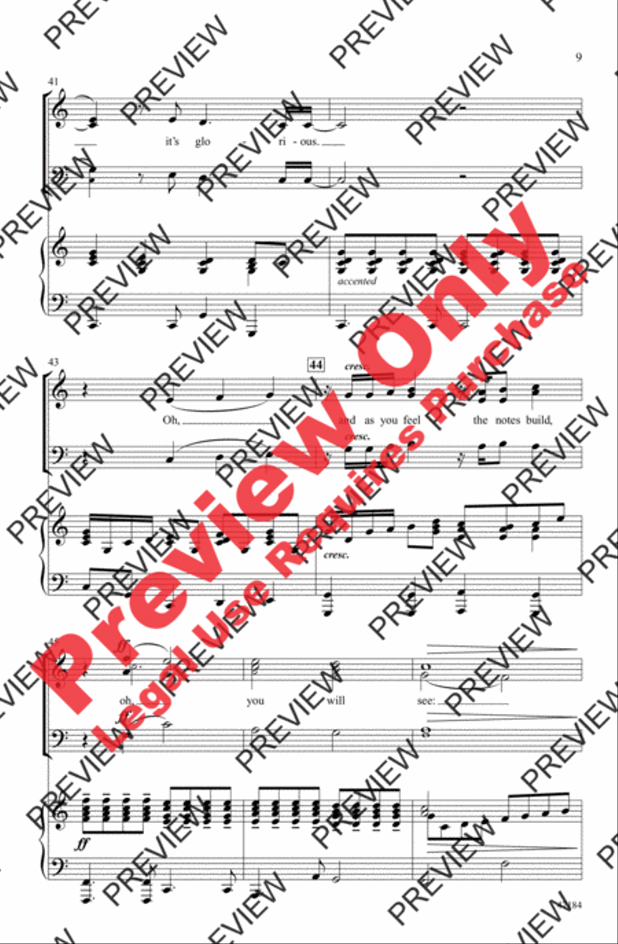 Glorious 3-Part scores gallery preview page 9