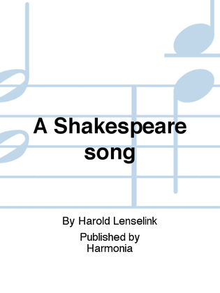 A Shakespeare song