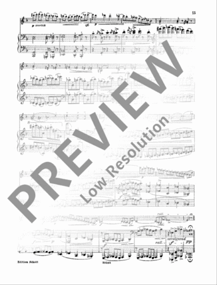 Sonata A Minor Violin Solo scores gallery preview page 18