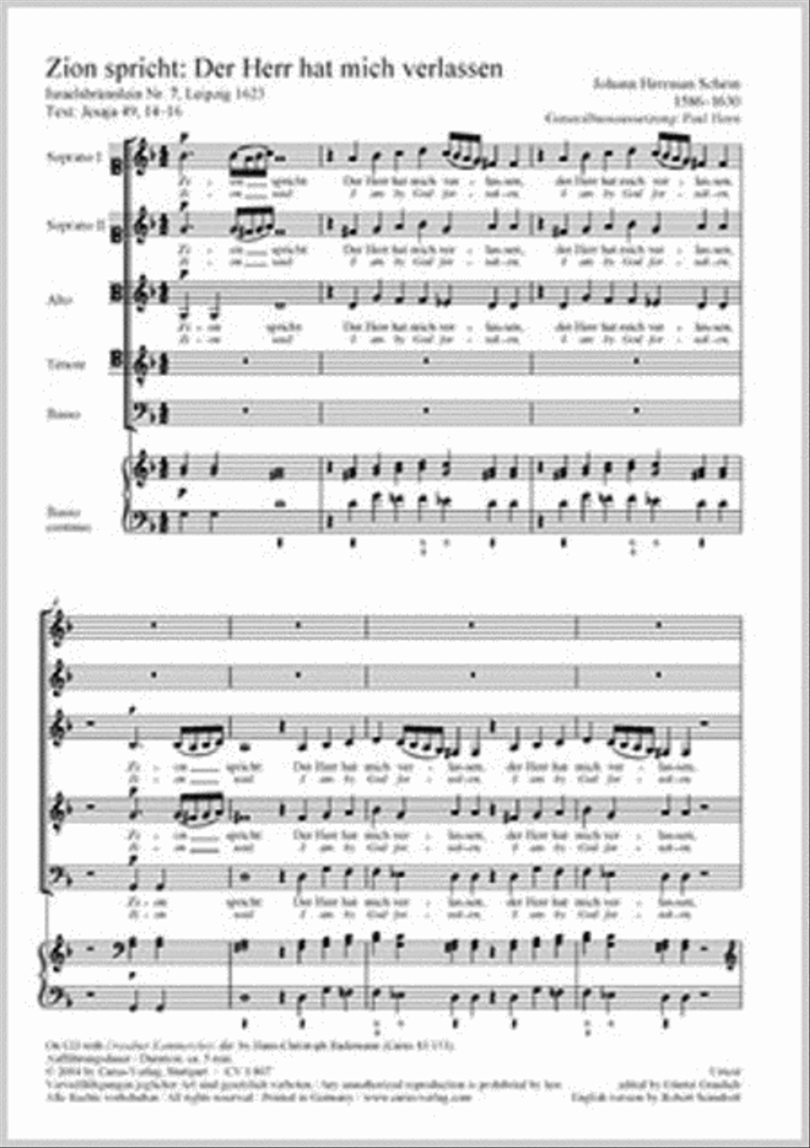 Zion said (Zion spricht) SSATB scores gallery preview page 1