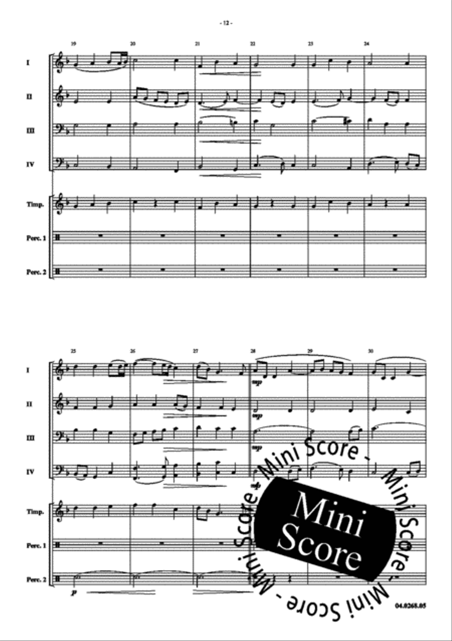 Hever Castle Brass Band scores gallery preview page 16