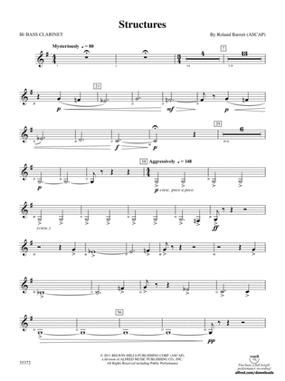 Structures: B-flat Bass Clarinet