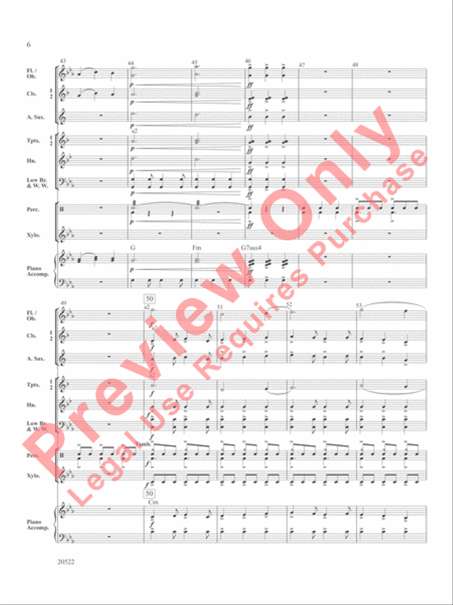Legend of the Alhambra Legend of the Alhambra Concert Band scores gallery preview page 7