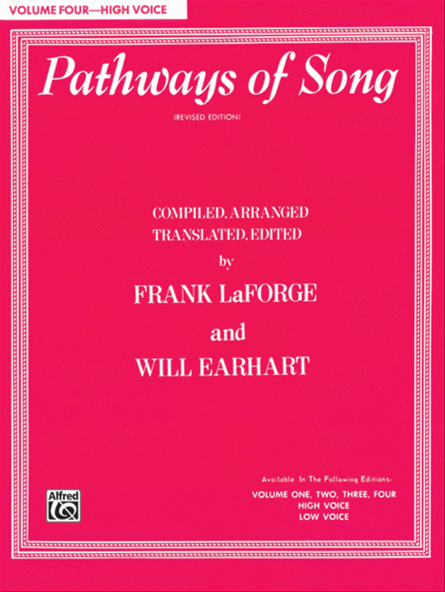 Pathways of Song, Volume 4 Voice scores gallery preview page 1