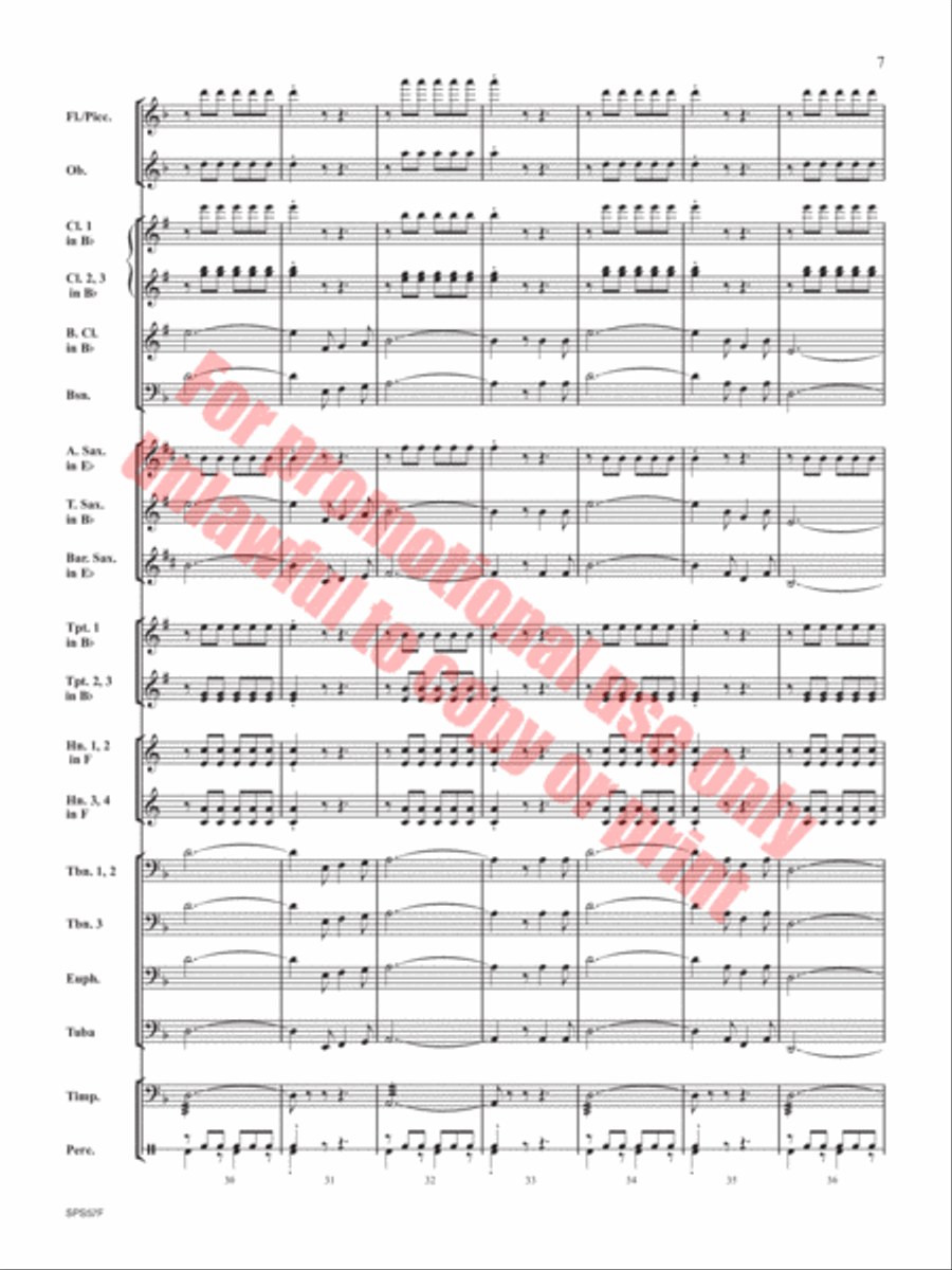 Them Basses Them Basses Concert Band scores gallery preview page 8