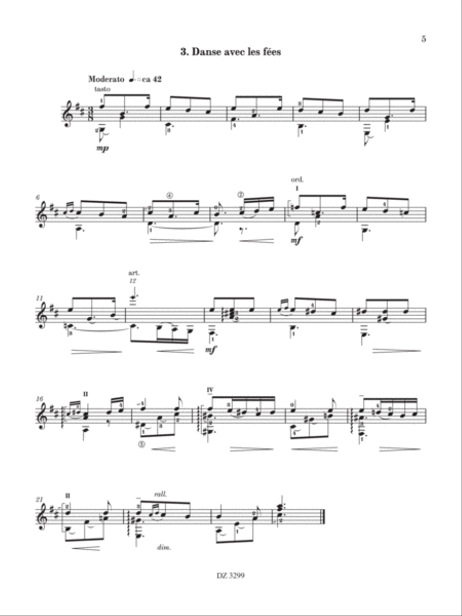 La maison du Saint-Laurent Classical Guitar scores gallery preview page 5