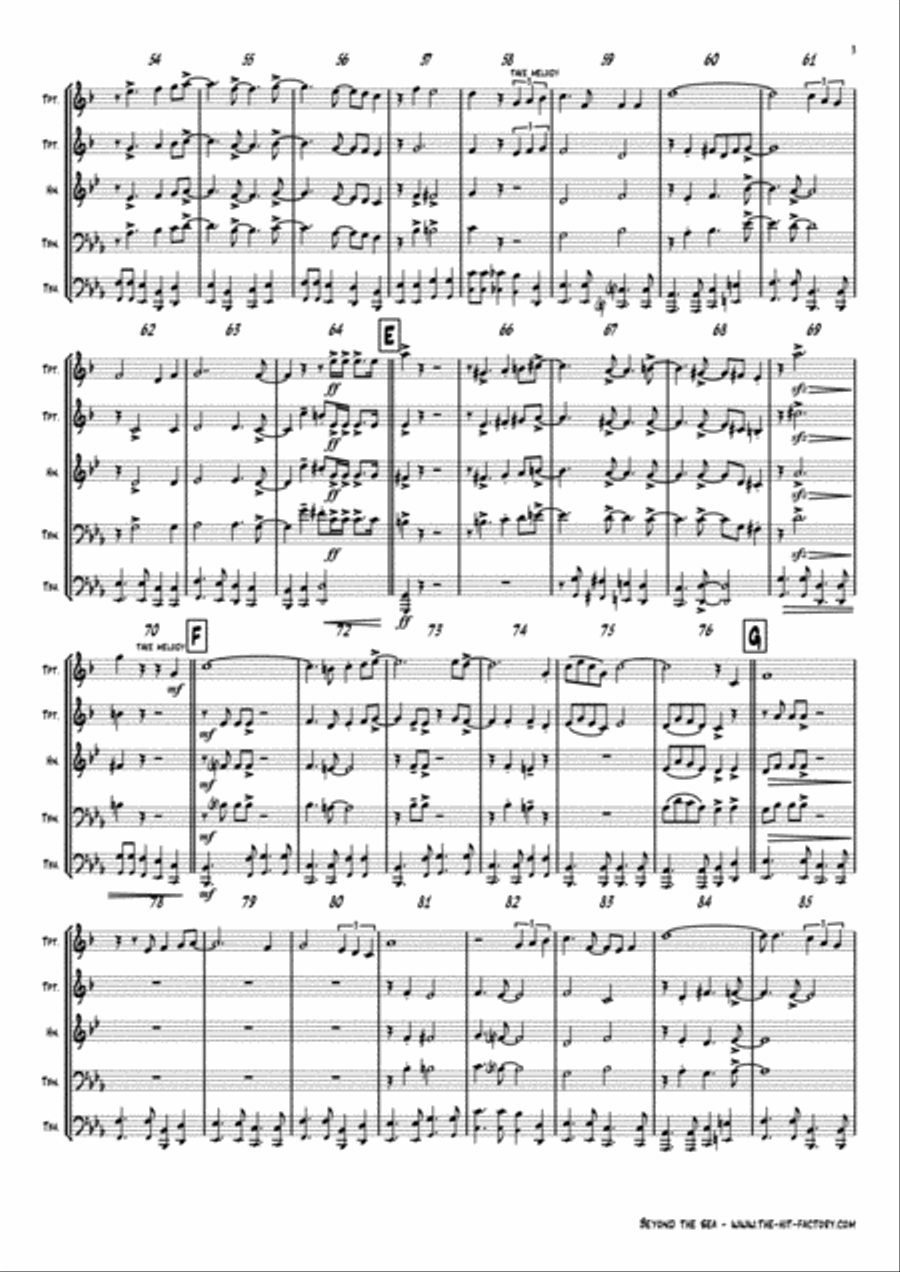 Beyond The Sea Horn scores gallery preview page 3