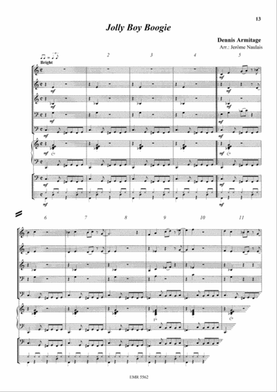 Boogie Boogie Concert Band scores gallery preview page 5