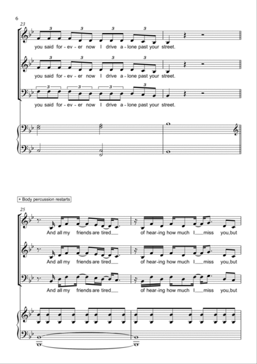 Drivers License Drivers License 3-Part scores gallery preview page 6