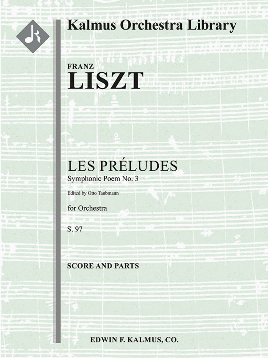Symphonic Poem No. 3: Les Preludes, S. 97 Full Orchestra scores gallery preview page 1