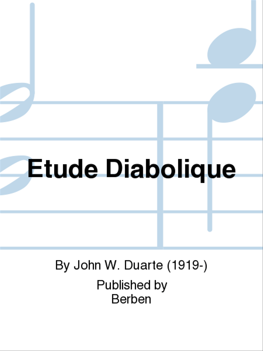 Etude Diabolique Etude Diabolique School and Community scores gallery preview page 1