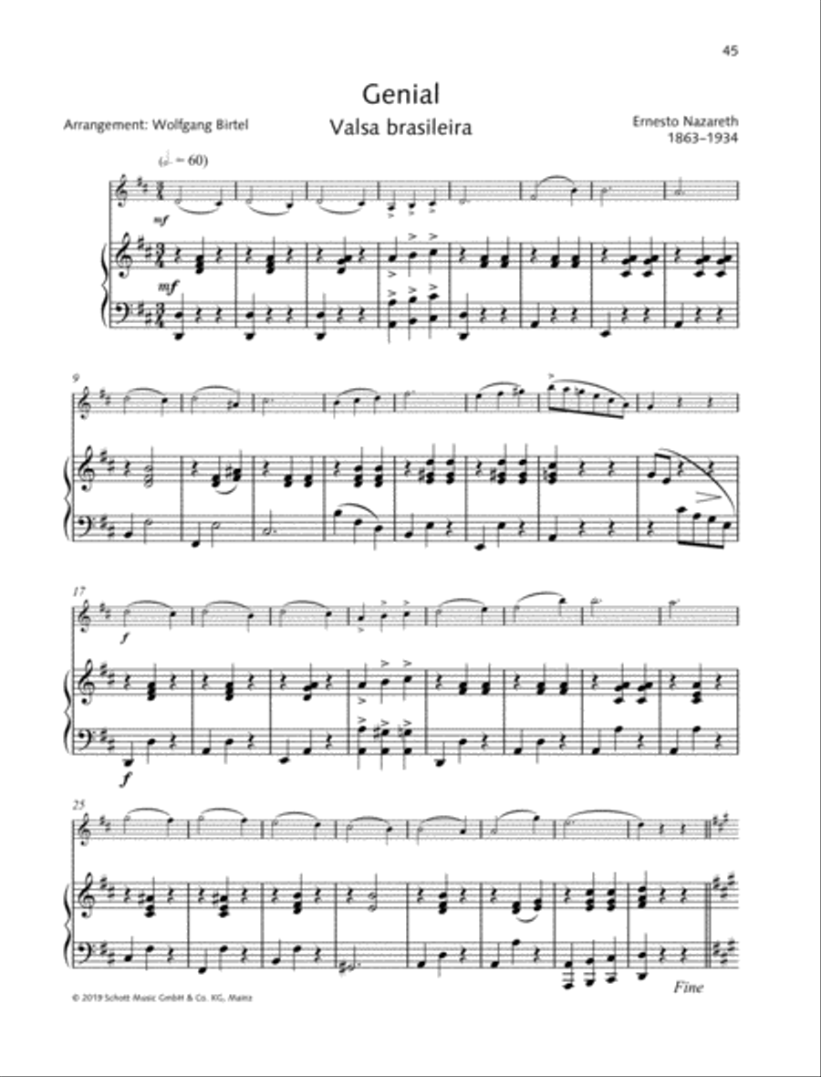 Genial Violin Solo scores gallery preview page 2