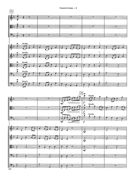 Concerto Grosso - Full Score