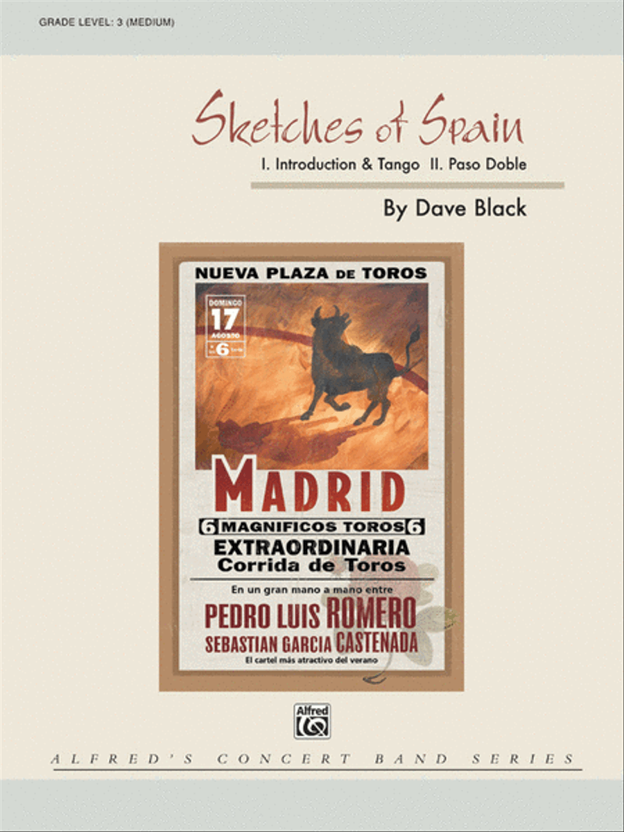Sketches of Spain Sketches of Spain Concert Band scores gallery preview page 1