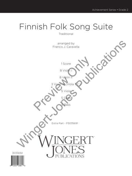 Finnish Folk Song Suite image number null