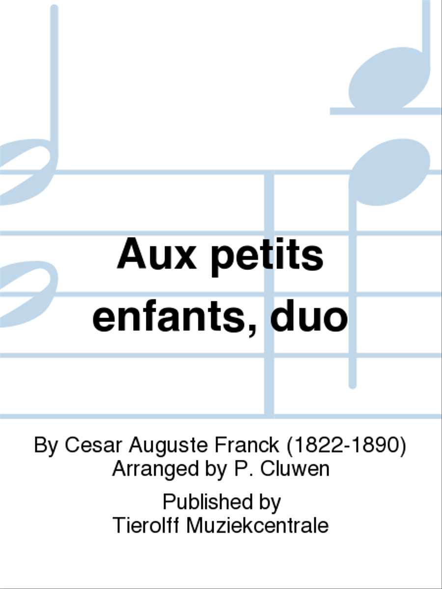 Aux Petits Enfants, Duo Clarinet(s)/Saxophone(s) & Piano Woodwind Duet scores gallery preview page 1