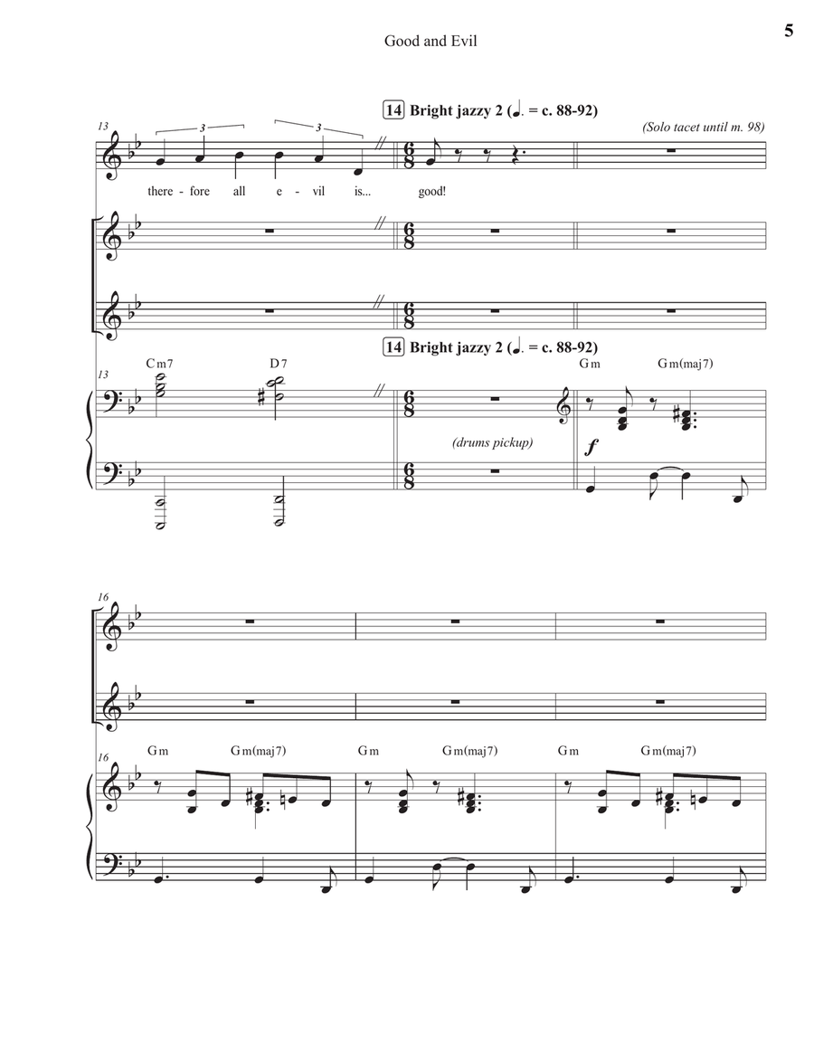 Good And Evil SSA scores gallery preview page 5
