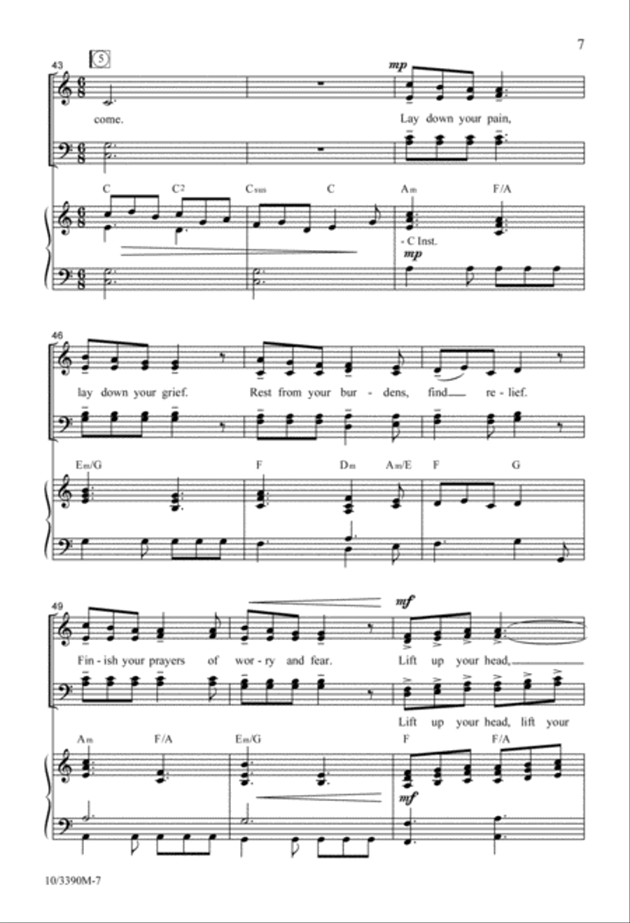 The Messiah Has Come 4-Part scores gallery preview page 7