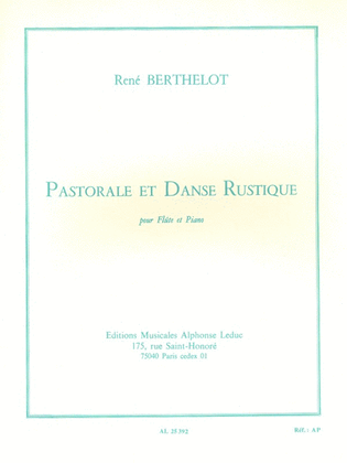 Pastoral And Rustic Dance, For Flute And Piano