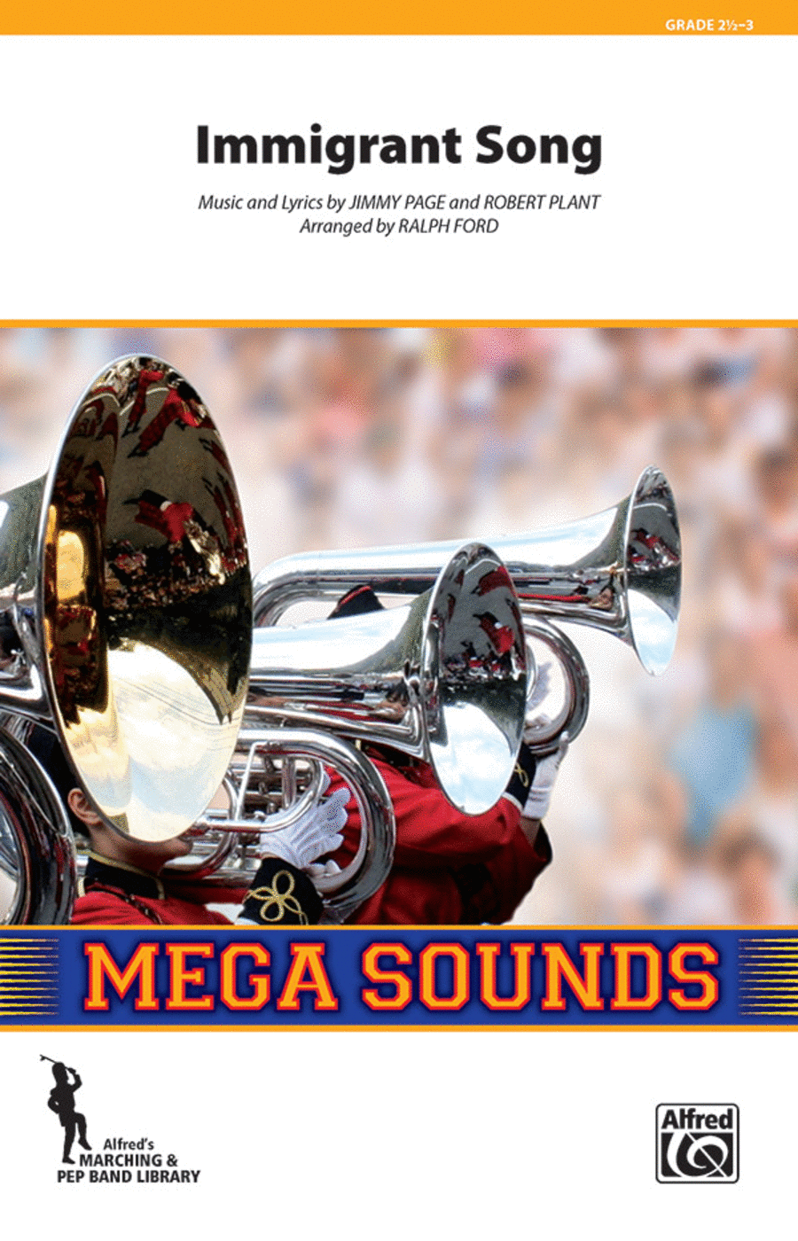 Immigrant Song (score only) Marching Band scores gallery preview page 1