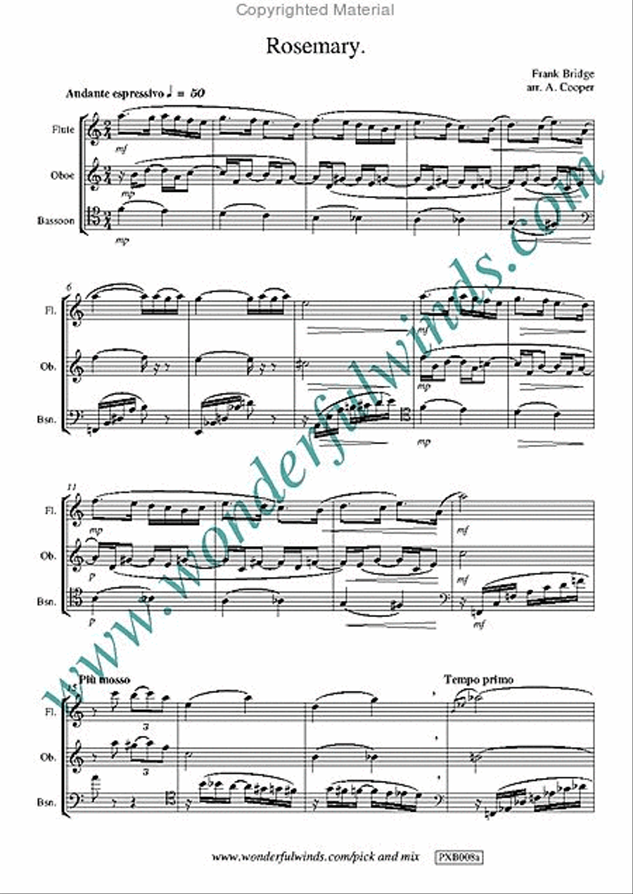 Rosemary Bassoon scores gallery preview page 2