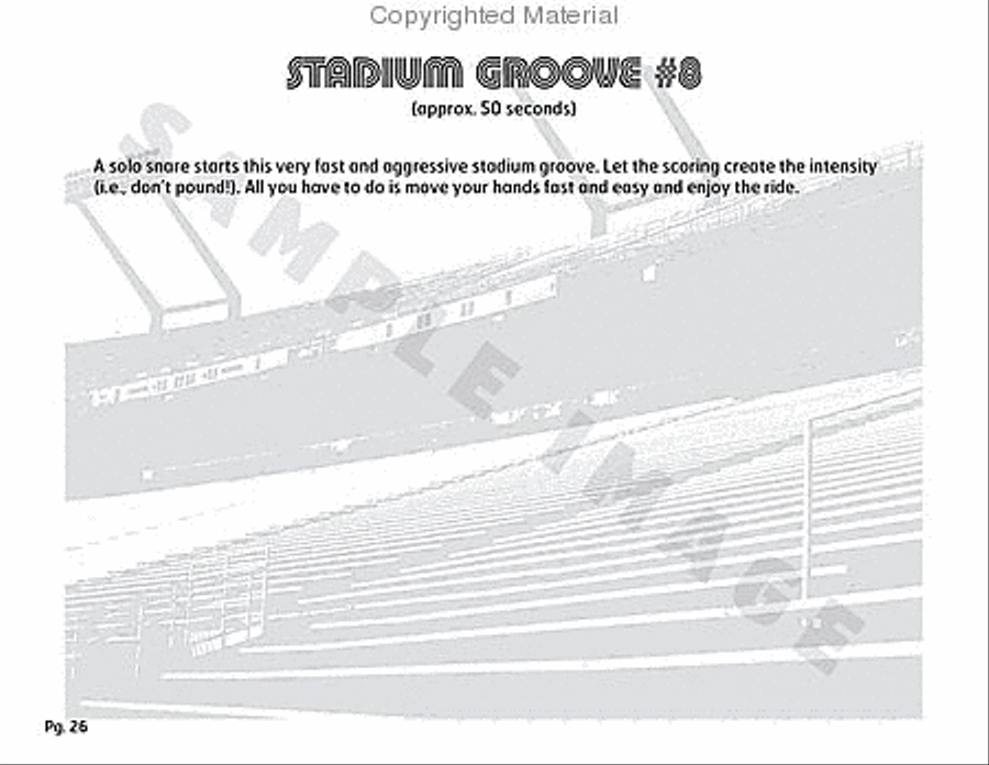 Stadium 54 Percussion scores gallery preview page 36