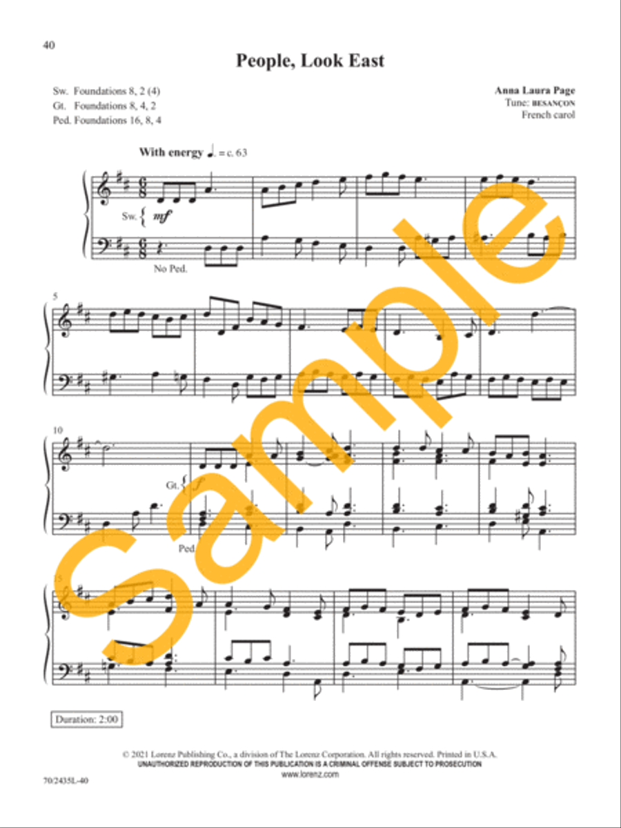 Easy Organ Library, Vol. 74 Organ Solo scores gallery preview page 15