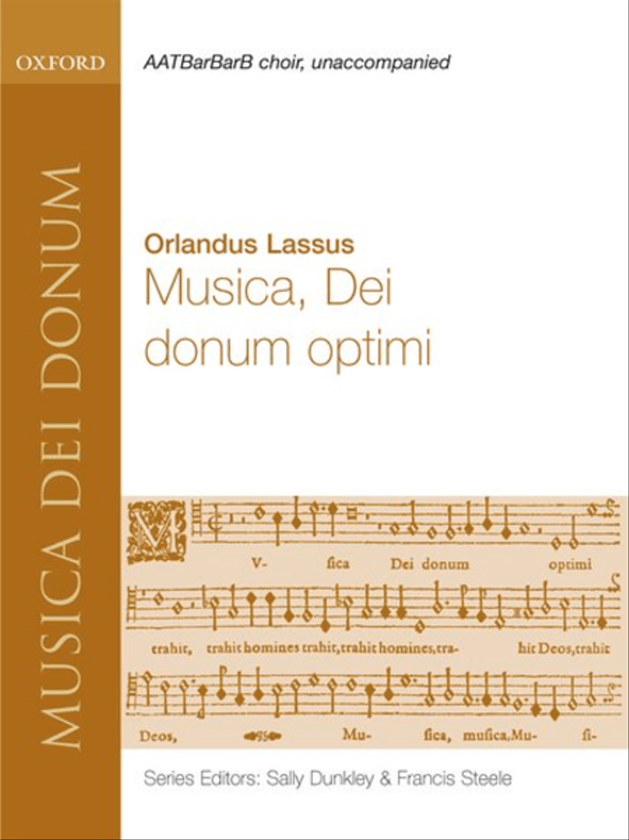 Musica, Dei donum optimi A Cappella scores gallery preview page 1