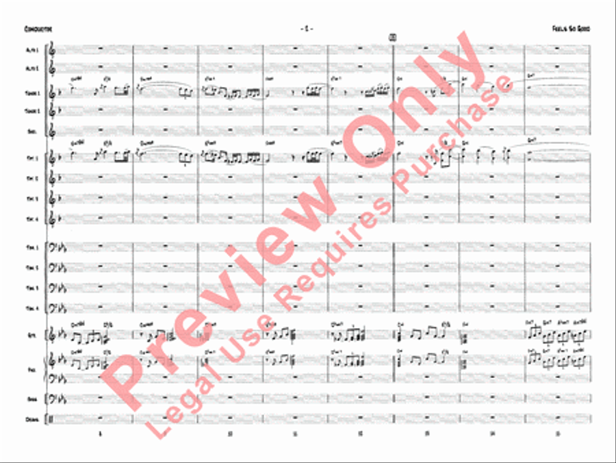 Feels So Good Feels So Good Jazz Ensemble scores gallery preview page 5