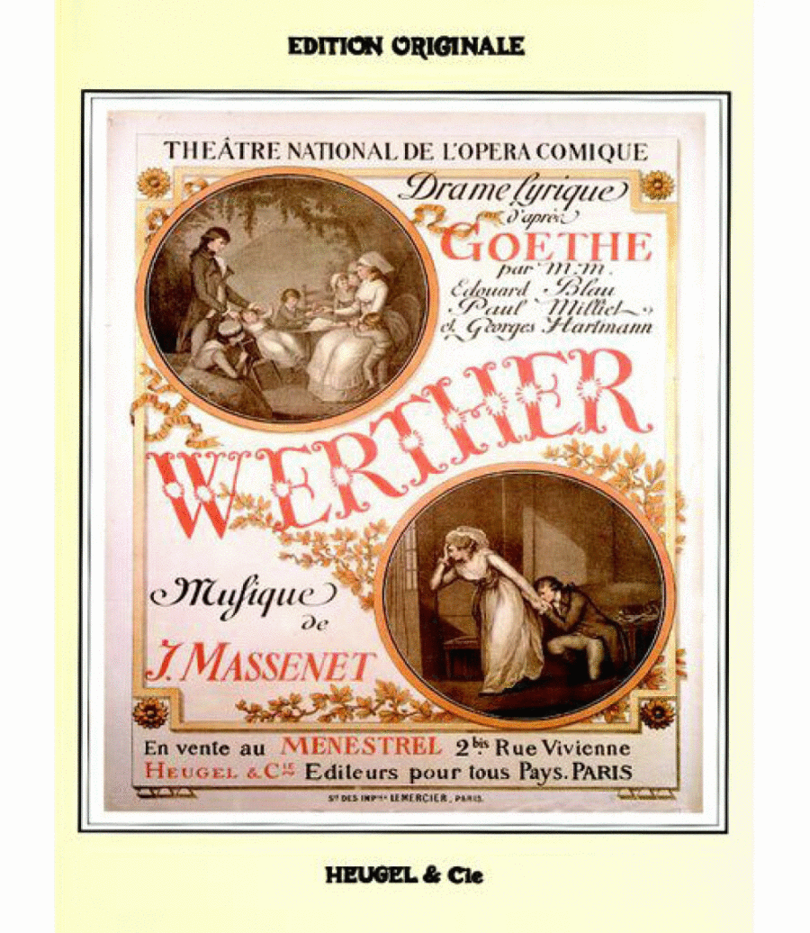 Werther (Opera and Piano) Voice scores gallery preview page 1