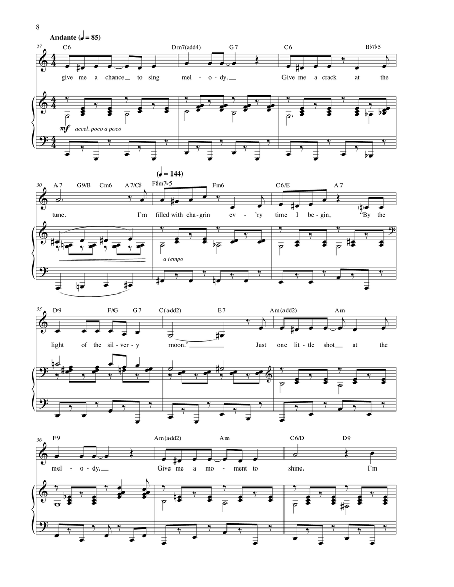 Alto's Lament Piano, Vocal scores gallery preview page 3