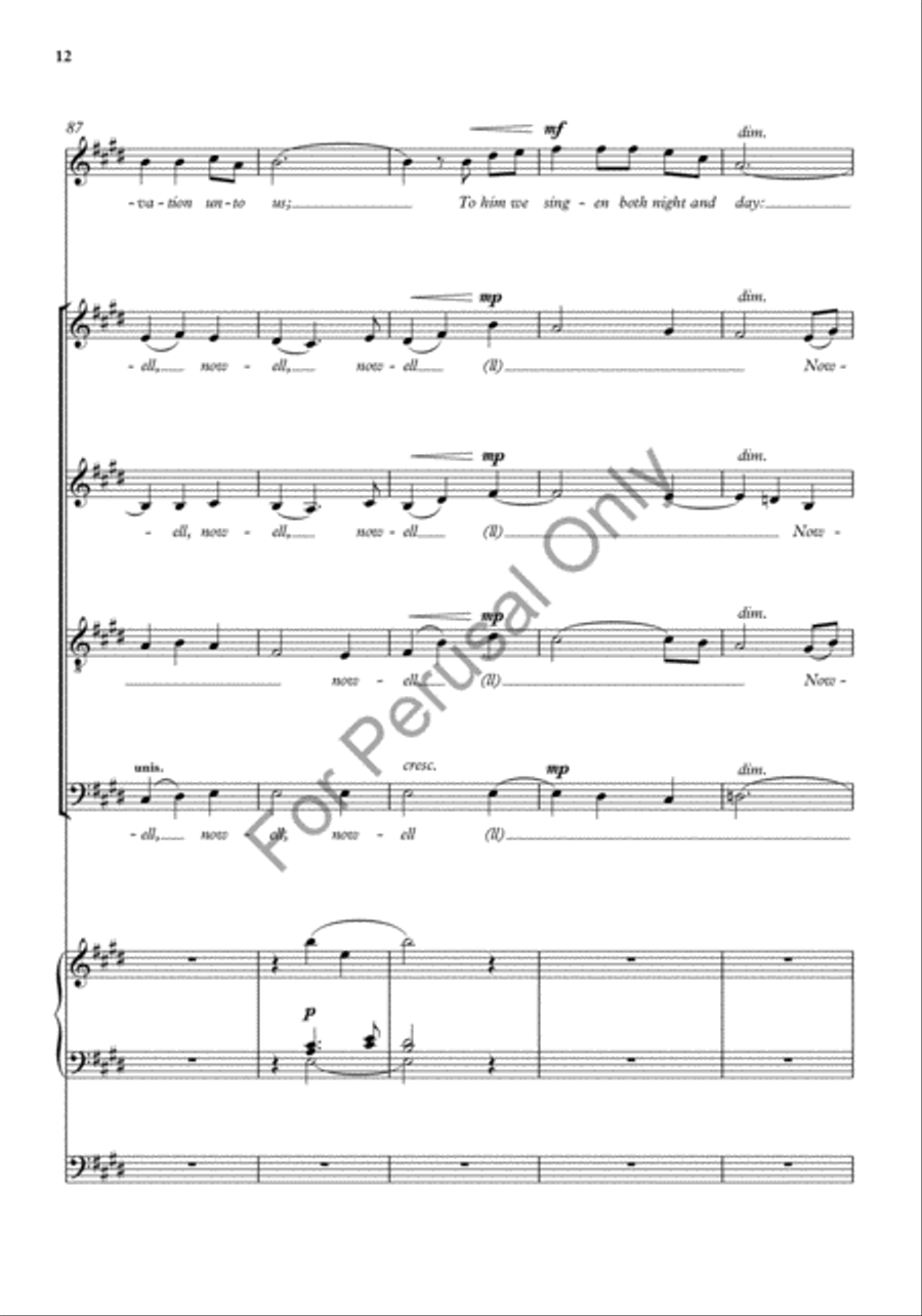Suzi's Carol Suzi's Carol 4-Part scores gallery preview page 11