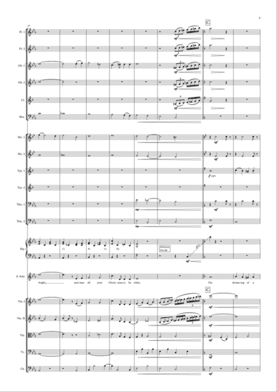 White Christmas Full Orchestra scores gallery preview page 5